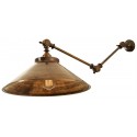 Quito Væglampe H17 - 22 cm 1 x E27 - Antik messing
