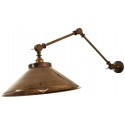 Quito Væglampe H17 - 22 cm 1 x E27 - Antik messing