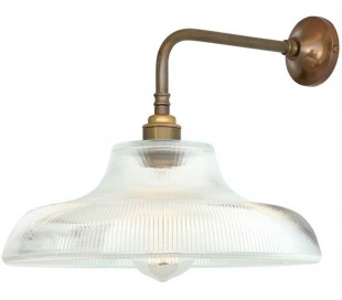 Nova Væglampe H31 cm 1 x E27 - Antik messing