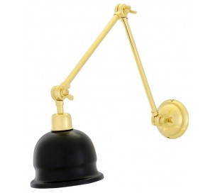 Nyx Væglampe H24 - 112 cm 1 x E27 - Poleret messing 2