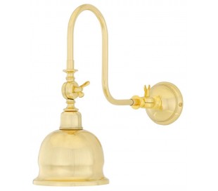 Dale Væglampe H45 - 65 cm 1 x E27 - Poleret messing