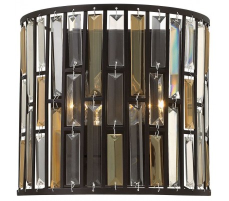 Gemma Væglampe H27,9 cm 2 x E14 - Vintage bronze/Rav