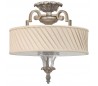 Kingsley Loftlampe Ø40,6 cm 3 x E27 - Antik sølv/Beige