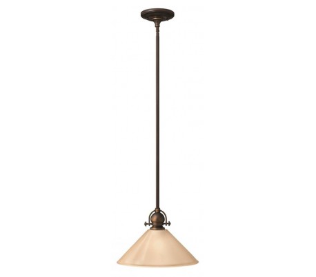 Mayflower Loftlampe Ø12,7 cm 1 x E27 - Aldret bronze/Rav