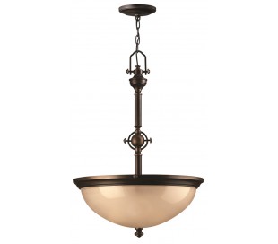 Mayflower Loftlampe Ø38,1 cm 3 x E27 - Aldret bronze/Rav