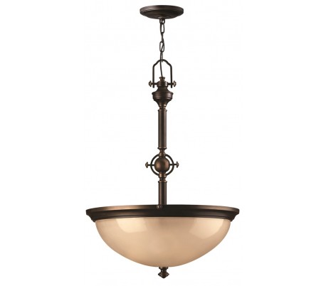 Mayflower Loftlampe Ø38,1 cm 3 x E27 - Aldret bronze/Rav