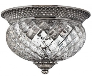 Plantation Plafond Ø30,5 cm 2 x E27 - Aldret bronze