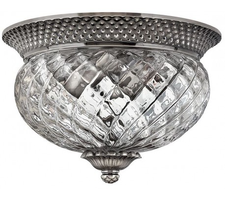 Plantation Plafond Ø30,5 cm 2 x E27 - Aldret bronze