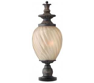 Montreal Hængelanterne Ø28 cm 3 x E14 - Aldret jern/Rav