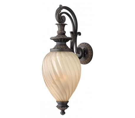 Montreal Væglampe H64,1 cm 1 x E27 - Aldret jern/Rav