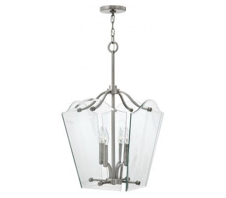 Wingate Loftlampe Ø30,5 cm 4 x E14 - Poleret antik nikkel