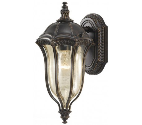 Trellis Væglampe H38,7 cm 1 x E27 - Rustik bronze