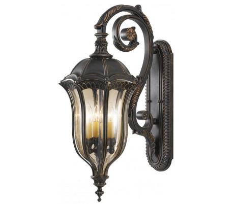 Baton Rouge Væglampe H57,8 cm 3 x E14 - Rustik bronze