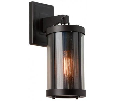 Mayflower Væglampe H27,3 cm 1 x E27 - Aldret bronze/Rav