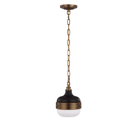 Alston Loftlampe Ø30,5 cm 3 x E14 - Rå sort/Brun