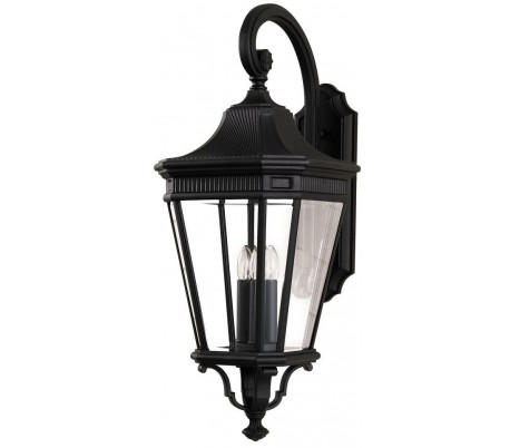 Cotswold Lane Væglampe H52,1 cm 2 x E14 - Sort