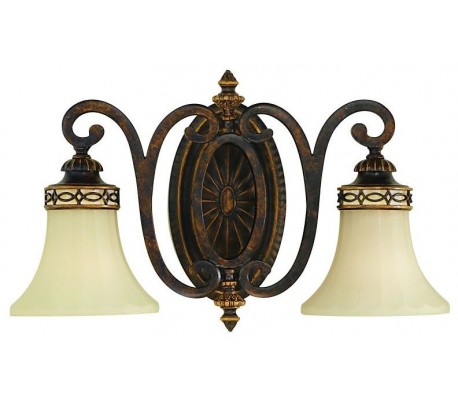 Drawing Room Væglampe H24,8 cm 1 x E27 - Rustik bronze