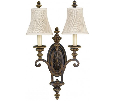 Drawing Room Væglampe B40,6 cm 2 x E27 - Rustik bronze