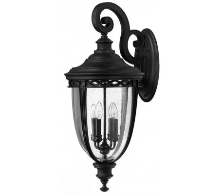 English Bridle Væglampe H62,2 cm 3 x E14 - Sort