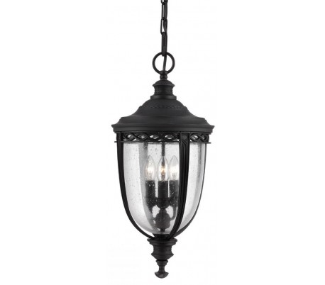 English Bridle Hængelanterne Ø21,6 cm 3 x E14 - Sort