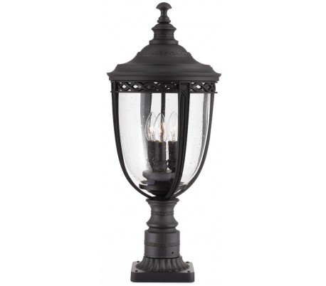 English Bridle Halvmurslampe H55,2 cm 3 x E14 - Sort