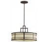Fusion Loftlampe Ø53,3 cm 3 x E27 - Rustik bronze/Rav