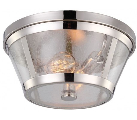 Harrow Loftlampe Ø20,3 cm 1 x E27 - Poleret nikkel