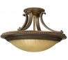 Kelham Hall Plafond Ø45,7 cm 2 x E27 - Antik guldbronze/Indie