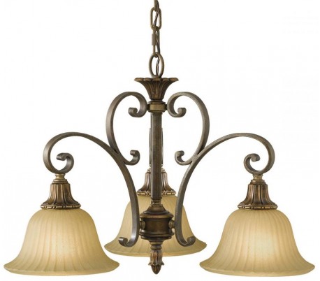 Kelham Hall Loftlampe Ø62,2 cm 4 x E27 - Antik guldbronze/Indie