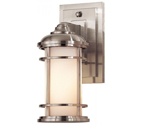 Lighthouse Væglampe H35,2 cm 1 x E27 - Børstet stål