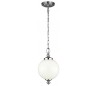 Parkman Loftlampe Ø21,6 cm 1 x E27 - Poleret nikkel/Hvid