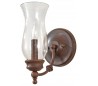 Pickering Lane Væglampe H26,3 cm 1 x E14 - Rustik bronze