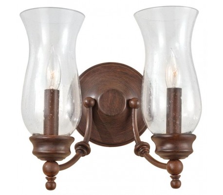 Pickering Lane Væglampe H26,3 cm 1 x E14 - Rustik bronze