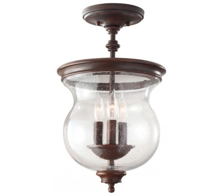 Pickering Lane Væglampe B27,9 cm 2 x E14 - Rustik bronze