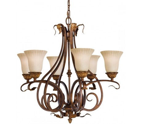 Sonoma Valley Lysekrone Ø78,7 cm 9 x E27 - Aldret bronze