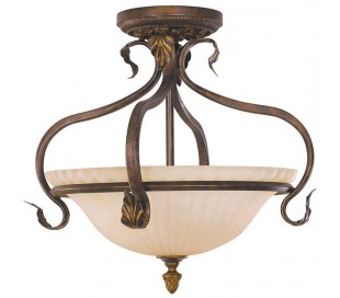 Sonoma Valley Lysekrone Ø71,1 cm 3 x E27 - Aldret bronze