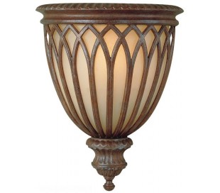 Pickering Lane Væglampe H26,3 cm 1 x E14 - Rustik bronze