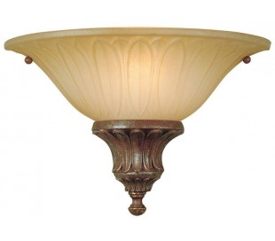 Stirling Castle Væglampe H34,3 cm 1 x E27 - Rustik bronze