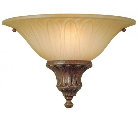 Stirling Castle Væglampe H34,3 cm 1 x E27 - Rustik bronze