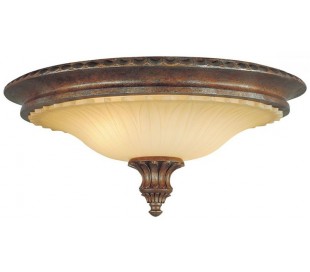 Stirling Castle Væglampe B33 cm 1 x E27 - Rustik bronze