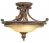 Stirling Castle Plafond Ø47,6 cm 2 x E27 - Rustik bronze
