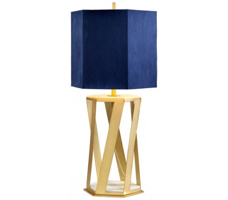 Antonia Bordlampe H63 cm 1 x E27 - Klar/Sølv