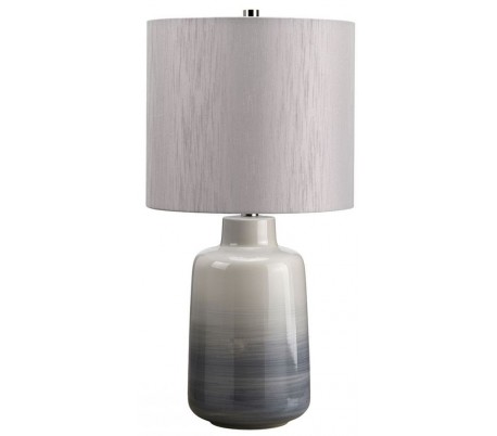 Bacari Bordlampe H74 cm 1 x E27 - Blågrå/Sølv