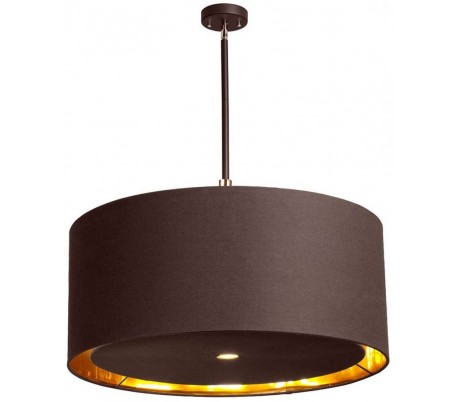 Balance Pendellampe Ø45,5 cm 1 x E27 - Brun/Poleret messing