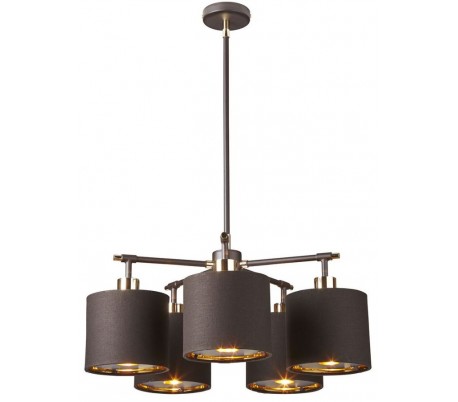 Balance Pendellampe Ø45,5 cm 1 x E27 - Brun/Poleret messing