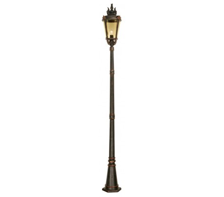 Baltimore Havelampe H117 cm 1 x E27 - Patineret bronze