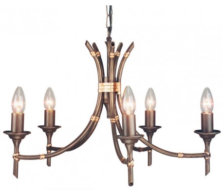 Stirling Castle Lysekrone Ø91,4 cm 7 x E27 - Rustik bronze