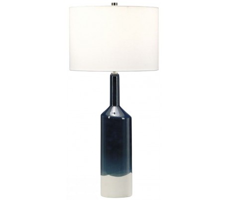 Bacari Bordlampe H61 cm 1 x E27 - Blågrå/Sølv