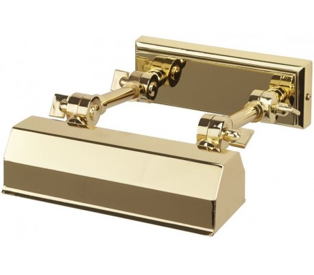 Chawton Galleri Væglampe B18,2 cm 1 x E14 - Aldret messing