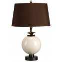 Clara Bordlampe H67 cm 1 x E27 - Creme/Brun